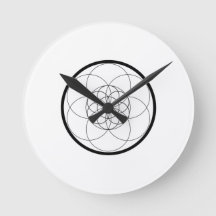 horloge fleur de vie