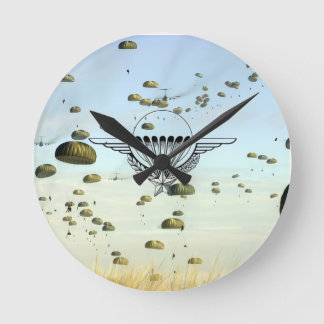 Relógio Redondo Horloge parchutiste