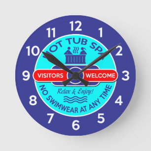 Relógio Redondo Hot Tub Spa - Sem Calcinha