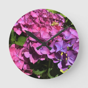 Relógio Redondo Hydrangeas
