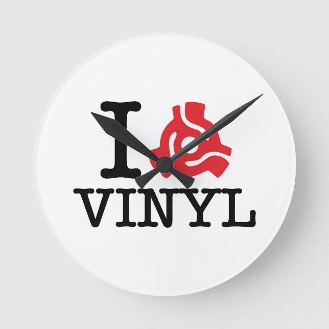 Relógio Redondo I 45 Adaptador Vinil (Frente)