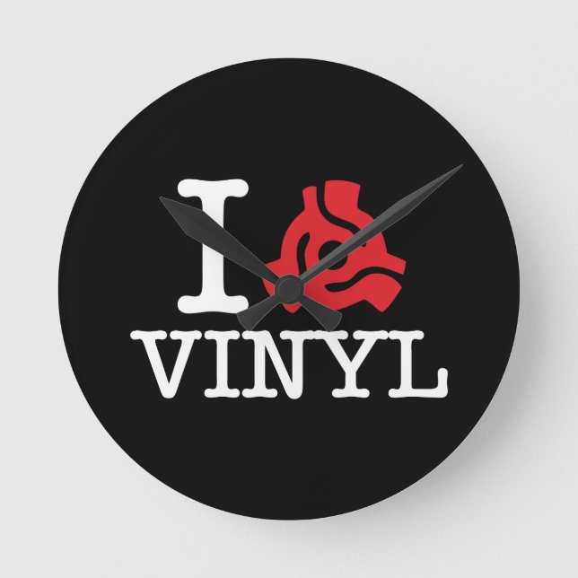 Relógio Redondo I 45 Adaptador Vinil (Frente)