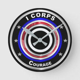 Relógio Redondo I Corps "America's Corps" Keepsaokie