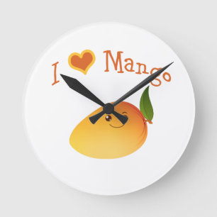 Relógio Redondo I Heart (amor) Mango