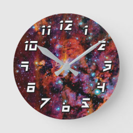 Relógio Redondo IC 4628 Nebulosa do Camarão - Foto Colorida do Esp