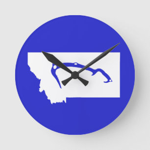 Relógio Redondo Ice Climb Montana