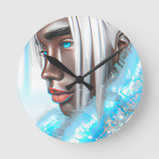 Relógio Redondo Ice Prince Melanin Black Boy Magic Bruh Winter Bro