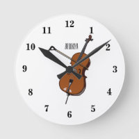 Ilustração de desenho animado Cello