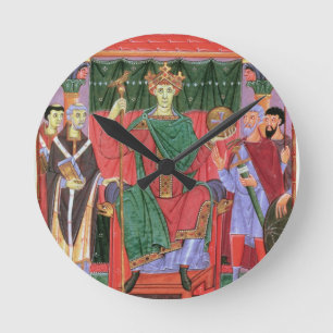 Relógio Redondo Imperador romano santamente Otto da Senhora