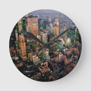 Relógio Redondo Impressionante! NOVA IORQUE USA