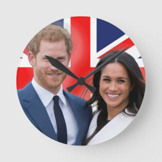 Relógio Redondo Impressionante! Príncipe Harry e Meghan Markle