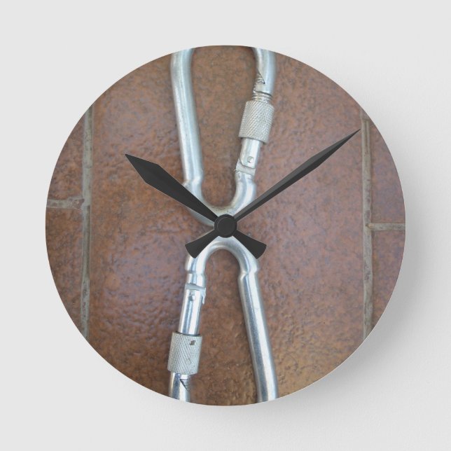 Relógio Redondo Infinidade de prata (Frente)