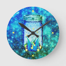 Inseto de relâmpago Mason brilhando