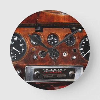 Relógio Redondo Instrumentos e rádios carros vintage
