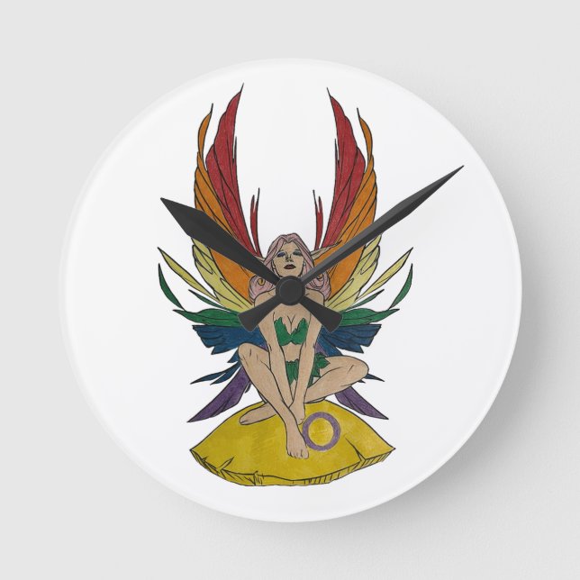 Relógio Redondo Intersex Faerie (Frente)