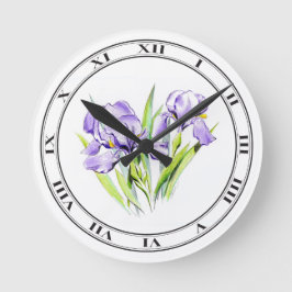 Relógio Redondo Irises Clock