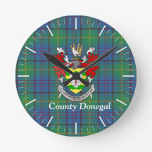 Irlandês County Donegal Tartan Personalizado