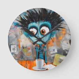 Relógio Redondo Irodovi x Inkwell Segunda-feira de manhã chorona