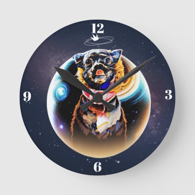 Relógio Redondo Jack Galaxy Wall Clock (Frente)
