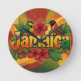 Relógio Redondo Jamaica dreams