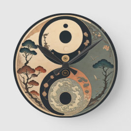 Relógio Redondo Japonês 8