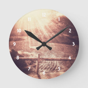 Relógio Redondo Jardim do zen