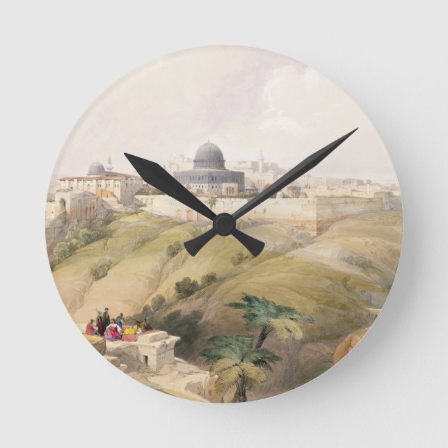 Relógio Redondo Jerusalém, 9 de abril de 1839, prato 16 do Volume  (Frente)