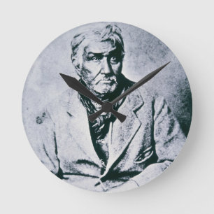 Relógio Redondo Jesse Chisholm (foto de b/w)