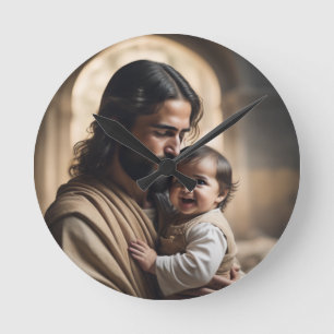 Relógio Redondo Jesus arte