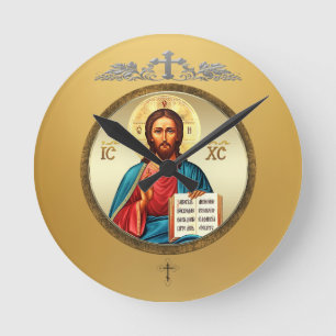 Relógio Redondo Jesus Cristo