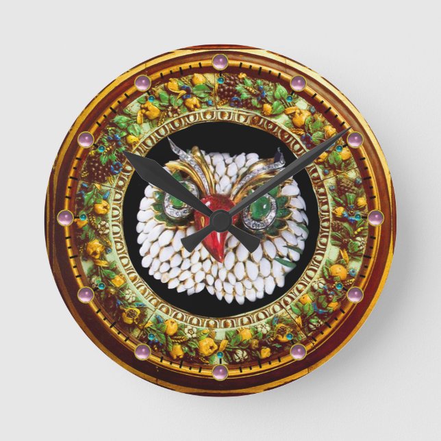 RELÓGIO REDONDO JEWEL OWL (Frente)
