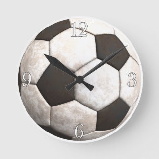 Relógio Redondo Jogos Desportivos da Bola de Futebol