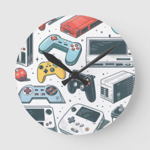 Relógio Redondo Jogos retrorreflectores