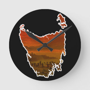 Relógio Redondo John Glover Van Diemen Terras Tasmânia aborígenes