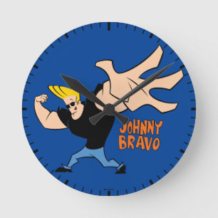 Relógio Redondo Johnny Bravo Iconic Pose