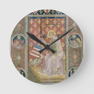 Relógio Redondo Justiça militante, do Salone del Consiglio (C