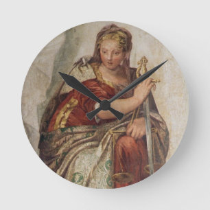 Relógio Redondo Justice, from the walls of the sacristy (fresco)