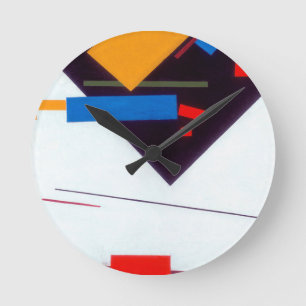 Relógio Redondo Kazimir Malevich Suprametism
