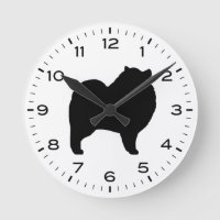 Keeshond Dog Breed Silhouette