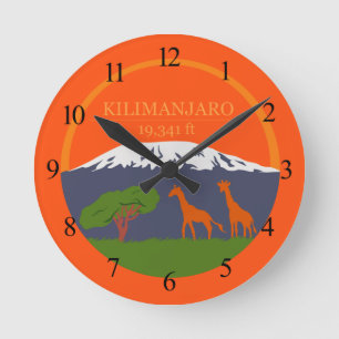 Relógio Redondo Kilimanjaro Altitude