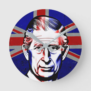 Relógio Redondo King Charles III