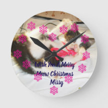 Kitten Photo Text Jingle Meows, Customize,