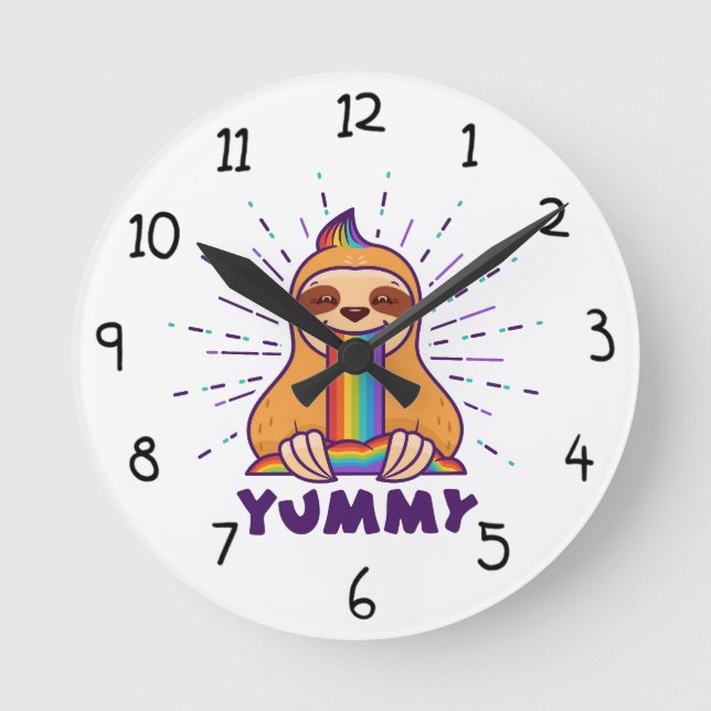 Relógio Redondo Lã Cuta (Frente)