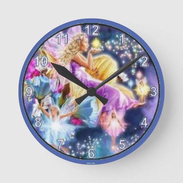 Relógio Redondo La sirenita (Frente)