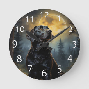 Relógio Redondo Labrador recupera numa noite iluminada