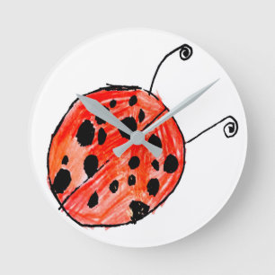Relógio Redondo Ladybug