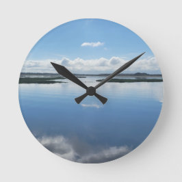 RELÓGIO REDONDO LAGO AZUL