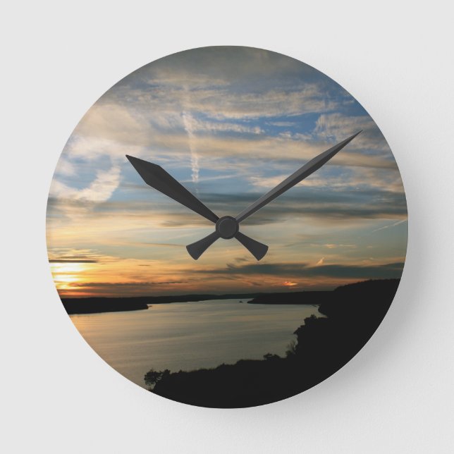 RELÓGIO REDONDO LAKE OZARK CLOCK (Frente)