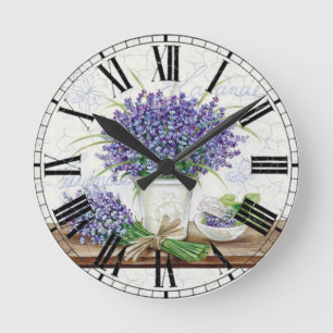 Relógio Redondo Lavand