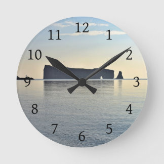 Relógio Redondo Le Rocher Perce Gaspesie Quebec Canadá